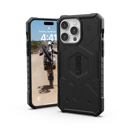 UAG Pathfinder Magsafe Case 15 / 14 -Black [V] -  كفر حماية عالية - ماغ سيف