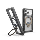 UAG iPhone 18/17 Pro Max Plasma XTE 360 Magsafe Case Ash/Titanium [V] - كفر حماية عالية - ايفون 17/18 برو/ بروماكس - ماغ سيف
