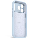 Decoded AntiMicrobial Silicone Backcover for iPhone 18/17 Pro Max Case Atlantic Carbon Light Blue [V] - كفر حماية عالية - سيليكون - ماغ سيف