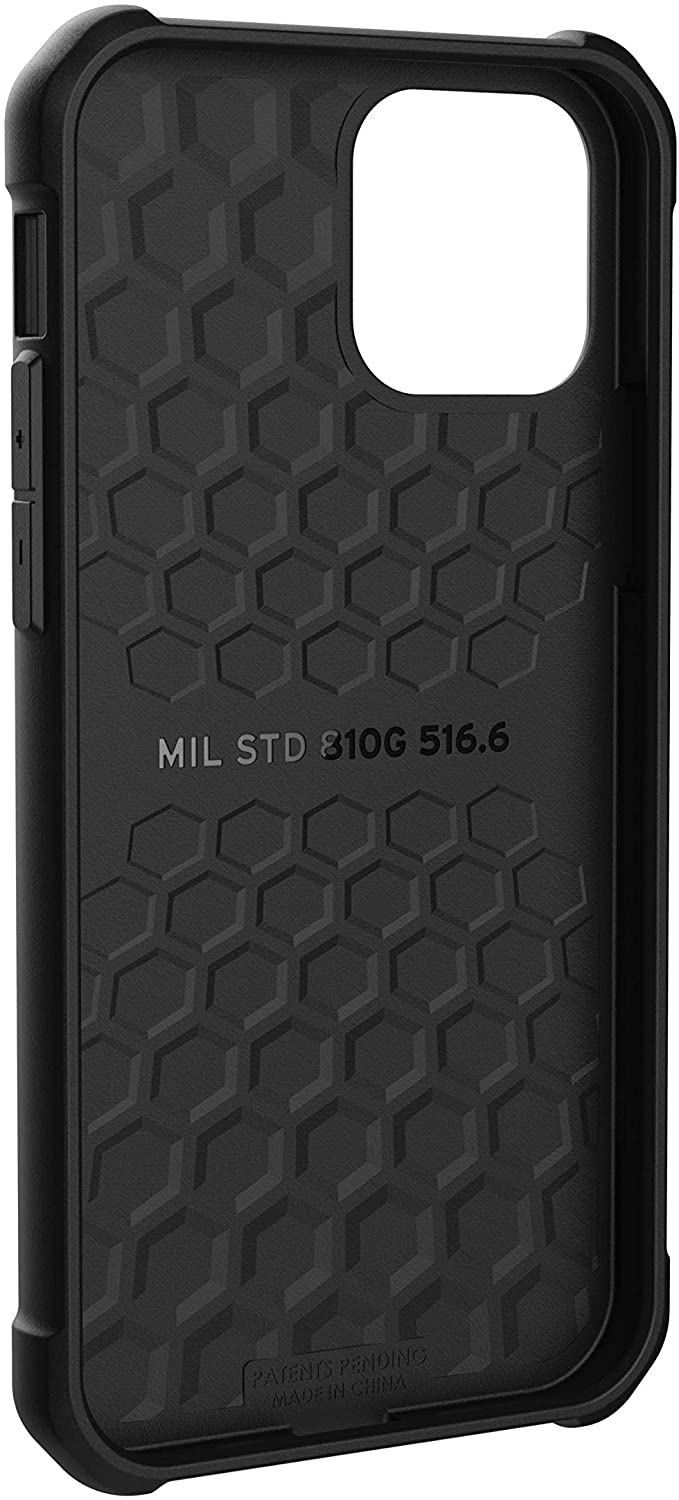 UAG iPhone 12 / iPhone 12 Metropolis LT SATN ARMR Case - Black [V] - كفر حماية عالية - يو اي جي