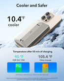 ESR Power Bank 10000mAh Qi2 MagSlim Kickstand Titanium [V] - بطارية متنقلة ماغ سيف ستاند نحيفة + شحن سماعة ابل - منفذ تايب سي - سعة 10000ملي أمبير - كفالة 24 شهر