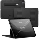 ZUGU iPad Pro 13" / 11" - M4/M5 (2024/2025) Case - Black [V] - كفر ايباد + ستاند + مكان للقلم