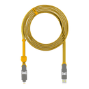 Rolling Square inCharge XL 3m - Yellow [V] - سلك شحن ايفون - 4 في 1 - مقاوم للقطع - 3 متر - كفالة 12 شهر