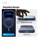 Elago iPhone 17 Pro / Pro Max Magnetic Silicone Case (Camera Control Key Included) - Jean Indigo  [V] - كفر حماية عالية - سيليكون - ايفون 17 برو / 17 بروماكس - ايلاجو - ماغ سيف