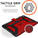 UAG iPad 10.2/10.5" (7th, 8th & 9th Gen) Metropolis Case - Magma [V] - كفر ايباد حماية عاليه