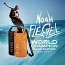 Statik Marcase - Waterproof Floating Bag 10L - Orange - حقيبة ضد الماء - خاصية الطفو فوق الماء - سعة 10 لتر - جيوب خارجية