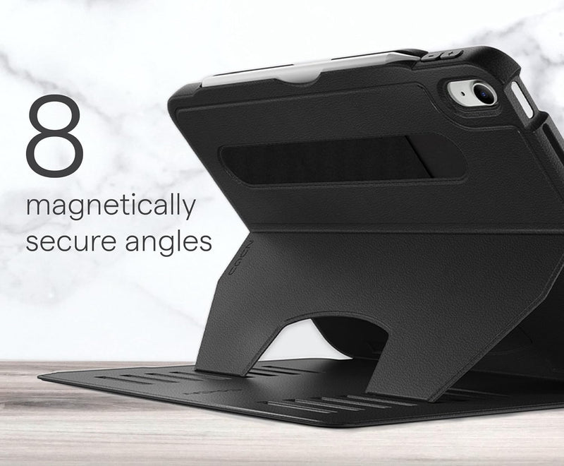 ZUGU iPad Air 13 (2024) / iPad Pro 12.9 3/4 (2018/2020) Case [V] - كفر ايباد + ستاند + مكان للقلم
