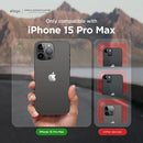 Elago iPhone 15 Pro 15 Pro Max Magsafe Glide Case - Dark Gray / Black [V] كفر ايفون 15برو/15برو ماكس  مع ماجسيف