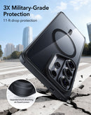 ESR Galaxy S26 Ultra Classic Hybrid Case - Clear Black [V] -  S26 كفر جلاجسي  - حماية عالية - ماغ سيف - شفاف - سامسونج ألتر