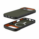 UAG iPhone 17 Pro/ 17 Pro Max Civilian Magsafe Case - Olive/Orange [V] - كفر حماية عالية - ايفون 17 برو / 17 بروماكس - ماغ سيف