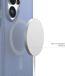 UAG Samsung Galaxy S26 Ultra Dot w/Magnet Case - Cloud Blue [V] -  S26 كفر جلاجسي  - حماية عالية - ماغ سيف - سامسونج ألتر