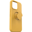 OtterBox iPhone OtterGrip Symmetry Magsafe Case 15 Pro 15 Pro Max -Yellow [V] - كفر ايفون 15برو/15برو ماكس مع مسكه - ماغ سيف