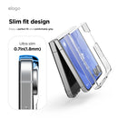 Elago Samsung Galaxy Z Flip 7 Magnetic PC Clear Case [V] - كفر سامسونج  - حماية عالية - ماغ سيف - شفاف