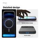 Elago iPhone 17 Pro / Pro Max Magnetic Silicone Case (Camera Control Key Included) - black  [V] - كفر حماية عالية - سيليكون - ايفون 17 برو / 17 بروماكس - ايلاجو - ماغ سيف