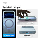 Elago iPhone 17 Pro / Pro Max Magnetic Silicone Case (Camera Control Key Included) - Sky Blue  [V] - كفر حماية عالية - سيليكون - ايفون 17 برو / 17 بروماكس - ايلاجو - ماغ سيف