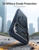 ESR iPhone 17 Pro / 17 ProMax HaloLock Classic Hybrid Case with Stash Stand (Camera Control Button) Case - Frosted Blue [V] - كفر حماية عالية - ماغ سيف - ستاند