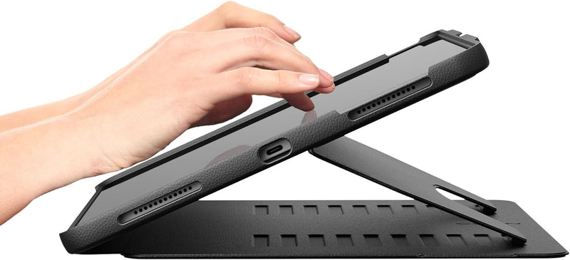 ZUGU iPad Air 13 (2024) / iPad Pro 12.9 3/4 (2018/2020) Case [V] - كفر ايباد + ستاند + مكان للقلم