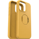 OtterBox iPhone OtterGrip Symmetry Magsafe Case 15 Pro 15 Pro Max -Yellow [V] - كفر ايفون 15برو/15برو ماكس مع مسكه - ماغ سيف