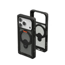 UAG iPhone 18/17 Pro Max Plasma XTE 360 Magsafe Case Black/Orange [V] - كفر حماية عالية - ايفون 17/18 برو/ بروماكس - ماغ سيف
