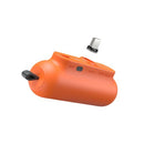 Statik Snap-N-Charge Power Bank 3200mAh - Universal USB-C, Lightning & Micro USB Magnetic Tips V3 Orange -  بطارية متنقلة - مع شاحن تايب سي + شاحن ايفون + شاحن ميكرو - سعة 3200 ملي امبير - لأجهزة الاندرويد والايفون - كفالة 12شهر