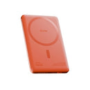 Statik MagSafe Power Bank with Semi-Solid Electrolyte Technology V2 5000mAh Orange [V] - بطارية متنقلة ماغ سيف نحيفة + شحن سماعة ابل - منفذ تايب سي - سعة 5000 ملي أمبير - كفالة 24 شهر