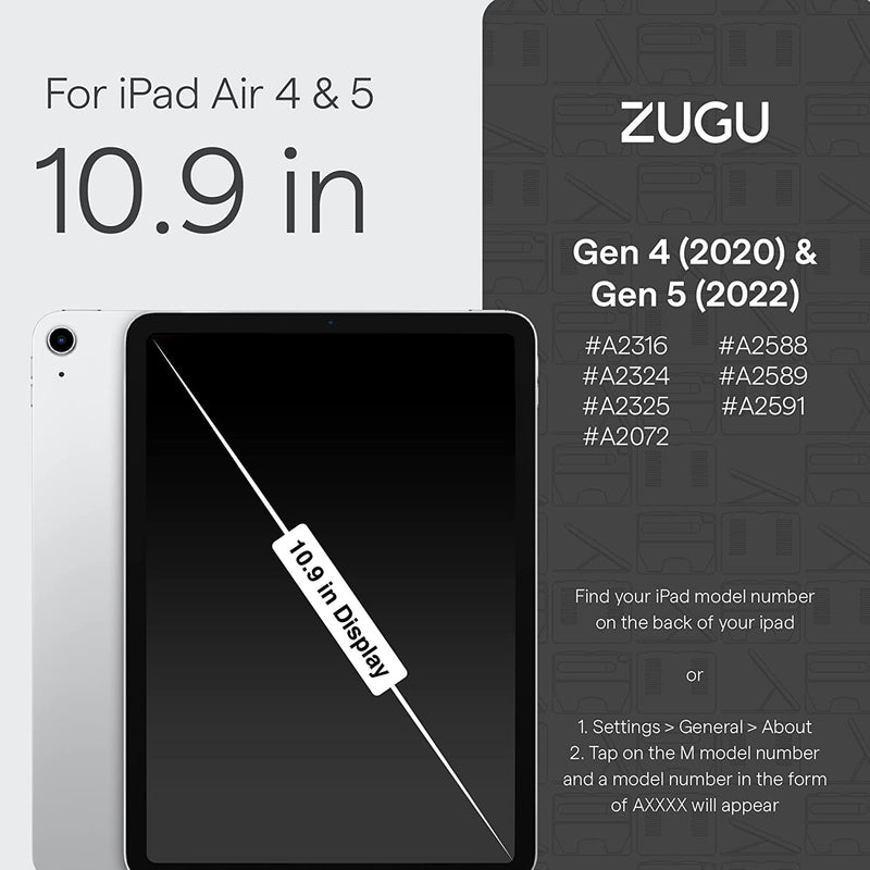Zugu  iPad Air 11" - 2024 - Colors - Alpha Case - Colors purple [V] - كفر ايباد