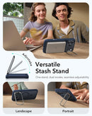 ESR iPhone 17 Pro / 17 ProMax HaloLock Classic Hybrid Case with Stash Stand (Camera Control Button) Case - Frosted Blue [V] - كفر حماية عالية - ماغ سيف - ستاند