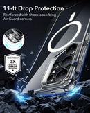 ESR Samsung S25 Ultra Classic Hybrid Magnetic Case (HaloLock) - Clear [V] -  S25 كفر جلاجسي  - حماية عالية - ماغ سيف - شفاف - سامسونج ألتر