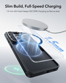 ESR Galaxy S26 Ultra Classic Hybrid Stash Stand Case - Clear Black [V] -  S26 كفر جلاجسي  - حماية عالية - ماغ سيف - شفاف - مع ستاند صوب الكاميرا - سامسونج ألتر