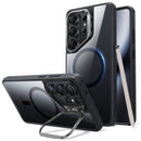 ESR Galaxy S26 Ultra Classic Hybrid Stash Stand Case - Clear Black [V] -  S26 كفر جلاجسي  - حماية عالية - ماغ سيف - شفاف - مع ستاند صوب الكاميرا - سامسونج ألتر
