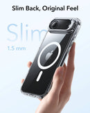 ESR iPhone 17 Air HaloLock Classic Hybrid Case with Stash Stand (Camera Control Button) Case - Clear [V] - كفر حماية عالية - ماغ سيف - ستاند