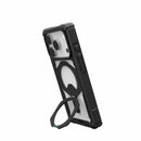 UAG iPhone 17 Pro/ 17 Pro Max Plasma XTE Magsafe Case - Black/Clear [V] - كفر حماية عالية - ايفون 17 برو / 17 بروماكس - ستاند بالطول والعرض - ماغ سيف