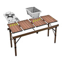 Porodo 2 in 1 Portable Cooking Station with Detachable Grill [O] - منصة الطهي المتنقلة من بورودو 2×1 مع شواية وموقد غاز - بورودو