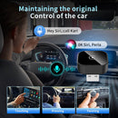 2 in 1 Wired To Wireless CarPlay /Android Auto Dongle (USB-C Adapter Included) - وصلة كار بلاي - بلوتوث - 2 في 1 - يو اس بي + تايب سي - كفالة 12 شهر