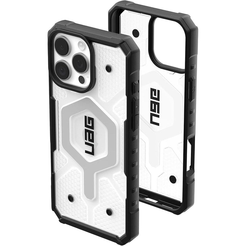UAG Magsafe Pathfinder Clear Case for iPhone 16 Pro/16 Pro MAX - Ice [V] - كفر حماية عالية - ماغ سيف