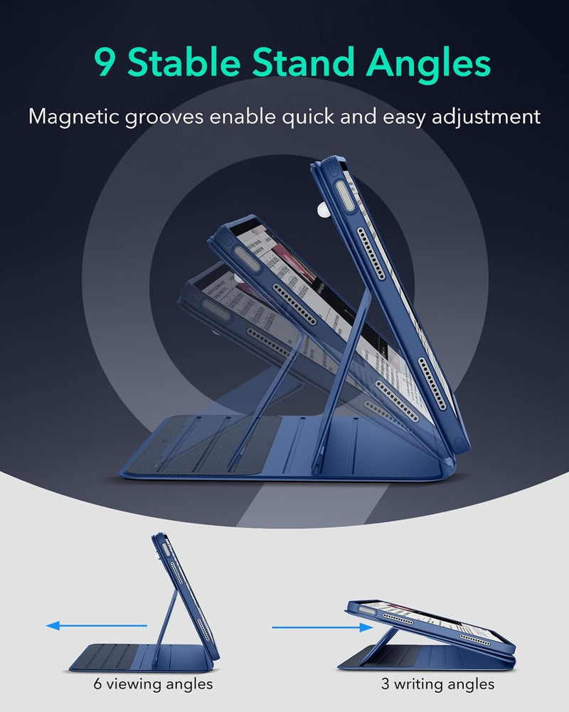 ESR iPad Air 13" 2024 Shift Magnetic Case - Blue [V] - كفر ايباد - اير 13" - 2024