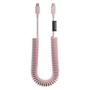 Native Union POP CABLE XL type C-C 2.4M 60W - Candy  [V] - سلك شحن تايب سي - نيتف يونيون - قوة 60 واط - مقاوم للقطع - 2.4 متر - كفالة 12 شهر