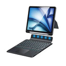 Yesido KB34B Magnetic Keyboard Case iPad  Arabic - Black - كفر ايباد + كيبورد - لوحة مفاتيح عربي / انجليزي + مكان للقلم
