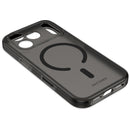 Decoded DropTec Transparent Backcover for iPhone 18/17 Pro Max Case Frosted Black [V] - كفر حماية عالية - شفاف - ماغ سيف