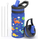 Buzio Kids Tumbler with Straw Lid 500ML Dinosaur[V] - مطارة حافظ للحرارة - للأطفال