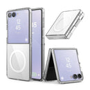 Elago Galaxy Z Flip 8 Magnetic PC Case - Clear [V] - كفر سامسونج  - حماية عالية - ماغ سيف - شفاف