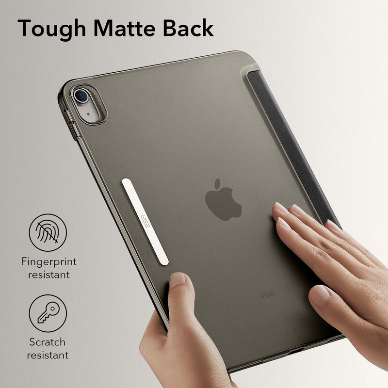 ESR iPad 10.9 2022 / iPad 11 2025(10th/11th Gen) Ascend Trifold Case - Jelly Black [V] - كفر ايباد حماية عاليه