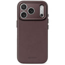 Decoded Leather Backcover for iPhone 18/17 Pro Case Chocolate Brown [V] - كفر حماية عالية - جلد - ماغ سيف