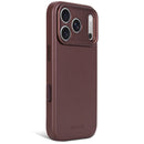 Decoded Leather Backcover for iPhone 18/17 Pro Case Chocolate Brown [V] - كفر حماية عالية - جلد - ماغ سيف