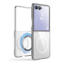 Elago Galaxy Z Flip 8 Magnetic PC Case - Clear [V] - كفر سامسونج  - حماية عالية - ماغ سيف - شفاف
