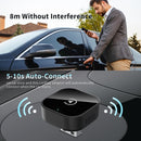 2 in 1 Wired To Wireless CarPlay /Android Auto Dongle (USB-C Adapter Included) - وصلة كار بلاي - بلوتوث - 2 في 1 - يو اس بي + تايب سي - كفالة 12 شهر