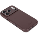 Decoded Leather Backcover for iPhone 18/17 Pro Case Chocolate Brown [V] - كفر حماية عالية - جلد - ماغ سيف