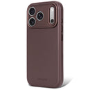 Decoded Leather Backcover for iPhone 18/17 Pro Case Chocolate Brown [V] - كفر حماية عالية - جلد - ماغ سيف