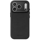 Decoded Leather Backcover for iPhone 18/17 Pro Case Black [V] - كفر حماية عالية - جلد - ماغ سيف