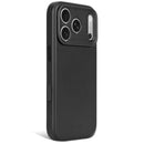 Decoded Leather Backcover for iPhone 18/17 Pro Case Black [V] - كفر حماية عالية - جلد - ماغ سيف